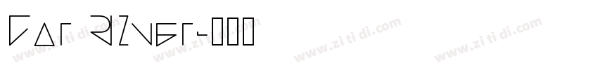 For RIver字体转换